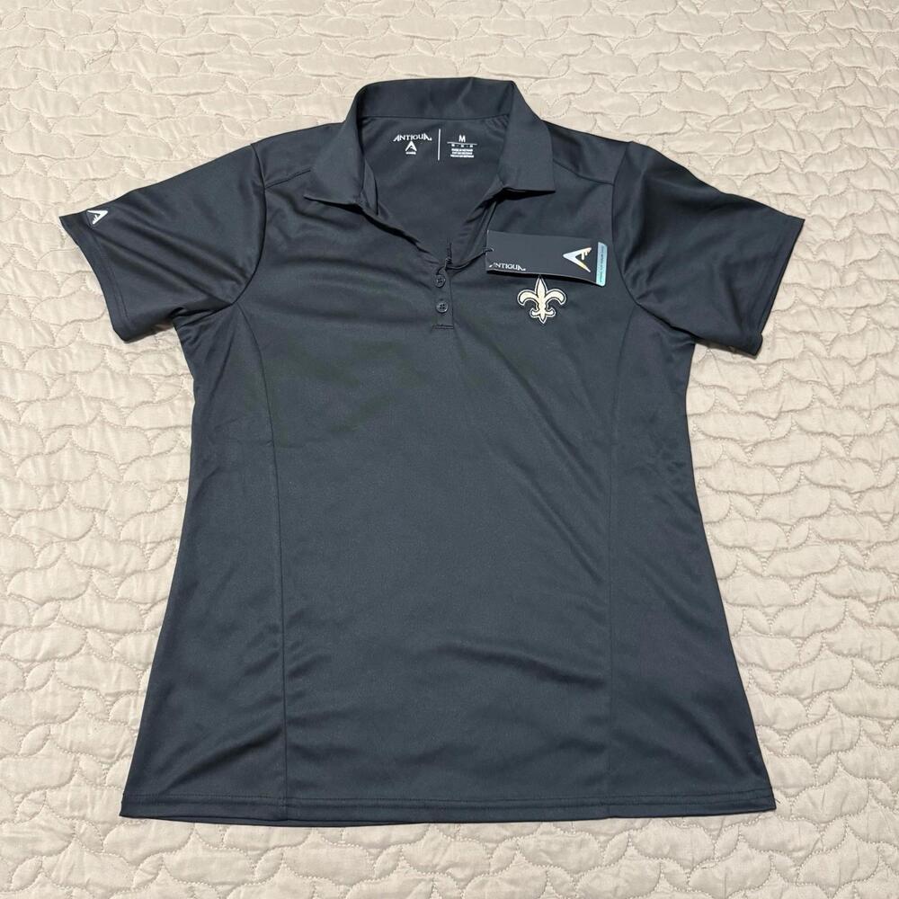 New Orleans Saints NFL Collared Shirt Black Women’s